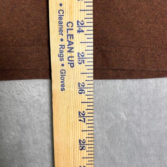 Patagonia Long Sleeve T Shirt Mens Small Brown Crew Neck Logo Outdoor Basic - Picture 6 of 8